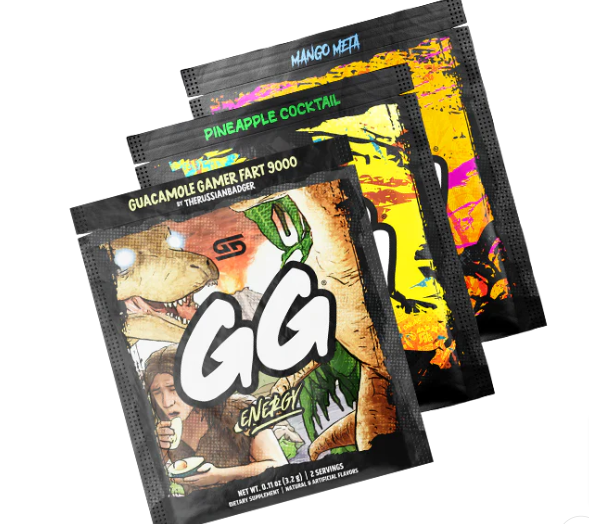 Kostenlose GG-Proben für Gamer (Energiegetränke in Pulverform für 6 Getränke)