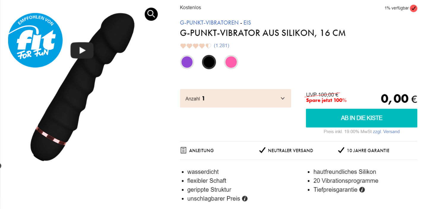 G-Punkt Vibrator Aus Silikon