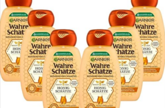 Garnier Shampoo gegen brüchiges Haar Reparierendes Haarshampoo mit Akazienhonig und Bienenwachs Für mehr Glanz und Geschmeidigkeit Wahre Schätze Honig x ml Amazon de Kosmetik