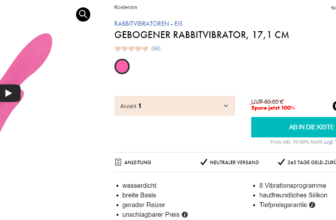 Gebogener Rabbitvibrator