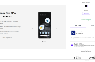 Google Pixel Pro + o Mobile M mit GB G