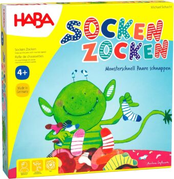 HABA Socken zocken schnelles Suchspiel für bis Spieler ( Jahren)