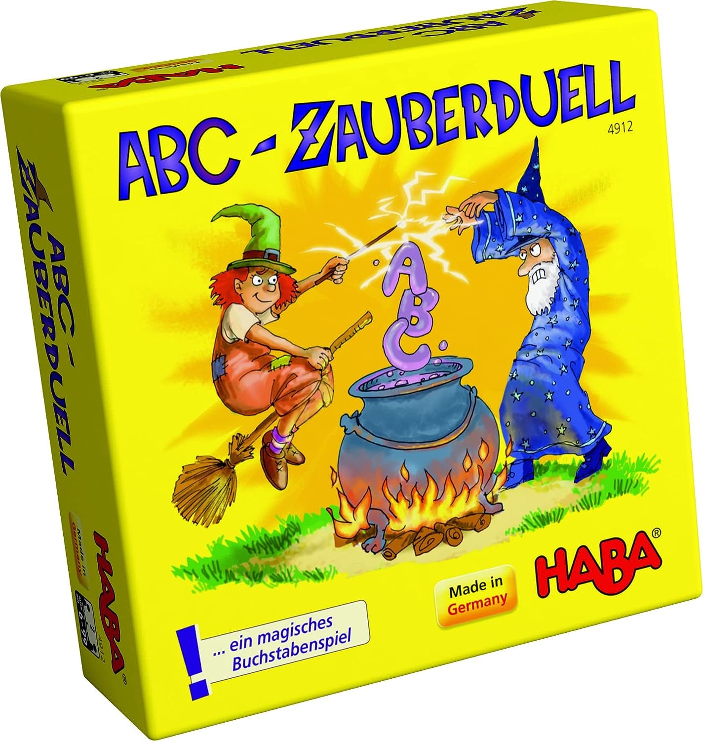 Haba Abc Zauberduell Lernspiel Zum Buchstabenlernen (Für Kinder Ab Jahren)