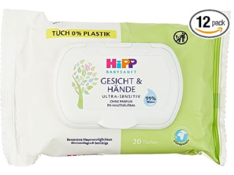 HIPP Babysanft Gesicht Händetücher Feuchttücher x Stück Amazon de Baby