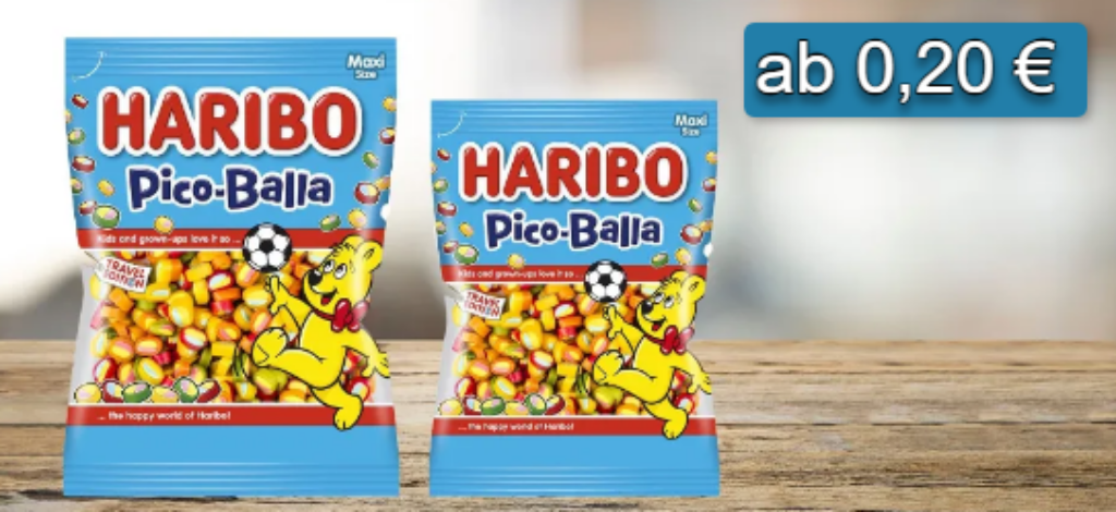 Jetzt Mit Cashback Geld Sparen 🏷️Haribo Pico Balla Mit € Marktguru