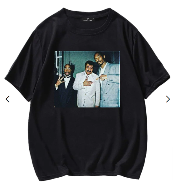 K&Amp;H Twenty One Tupac &Amp; Snoop Dogg T Shirt