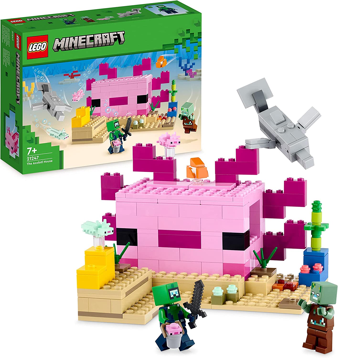 Lego Minecraft Das Axolotl Haus