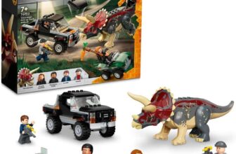 LEGO Jurassic World Triceratops Angriff