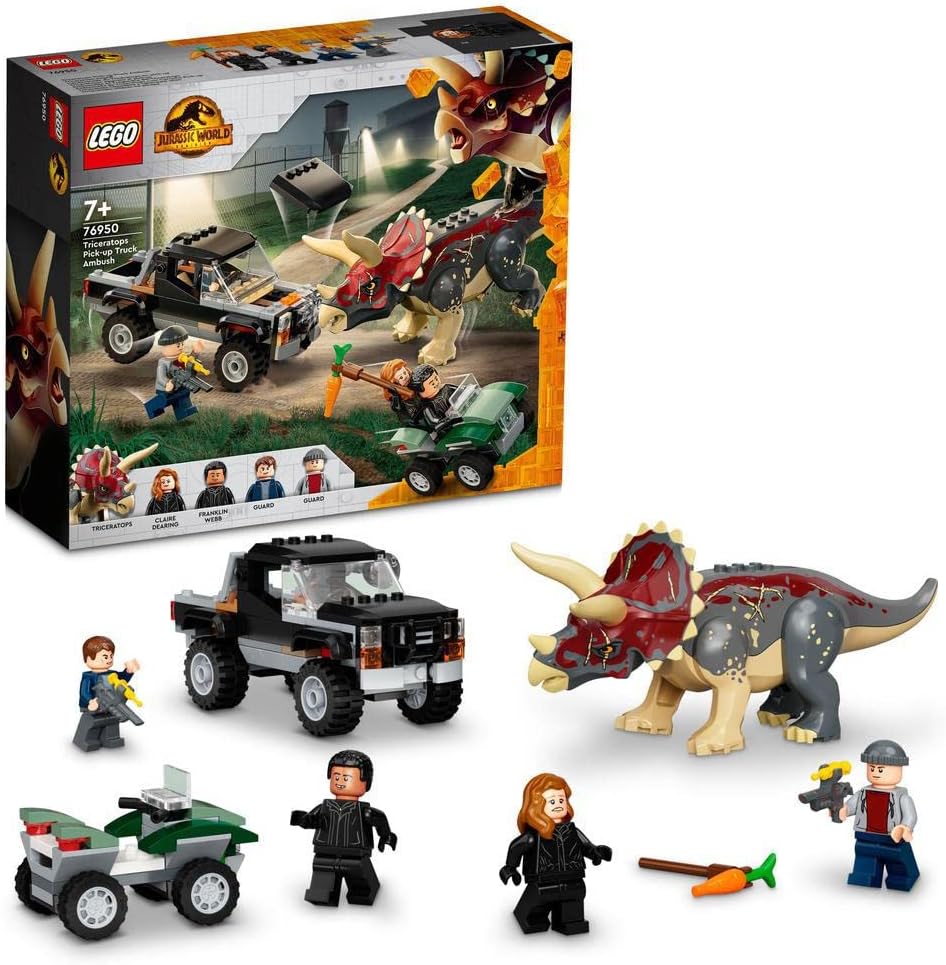 Lego Jurassic World Triceratops Angriff