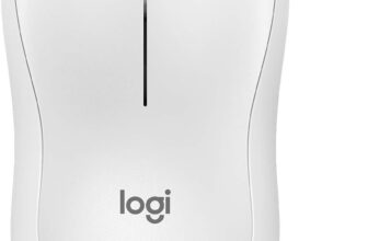 Logitech M SILENT Kabellose Maus in weiß