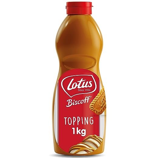 Lotus Biscoff Topping Dessert Sauce