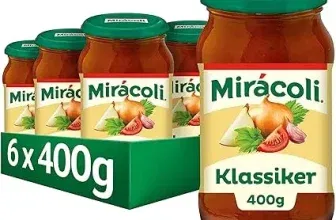 MIRÁCOLI Pasta Sauce Klassiker 6er Pack (6 x 400 g) ab 8,99 € inkl. Prime-Versand