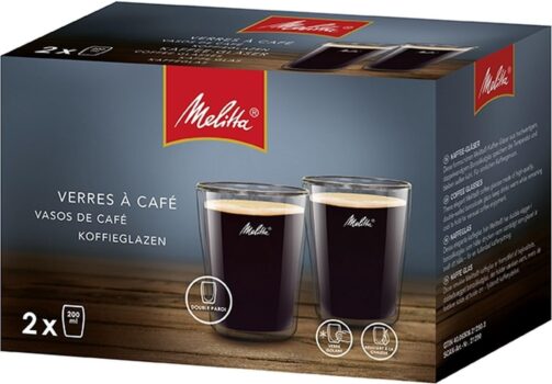 Melitta Glas Set doppelwandige Kaffeegläser