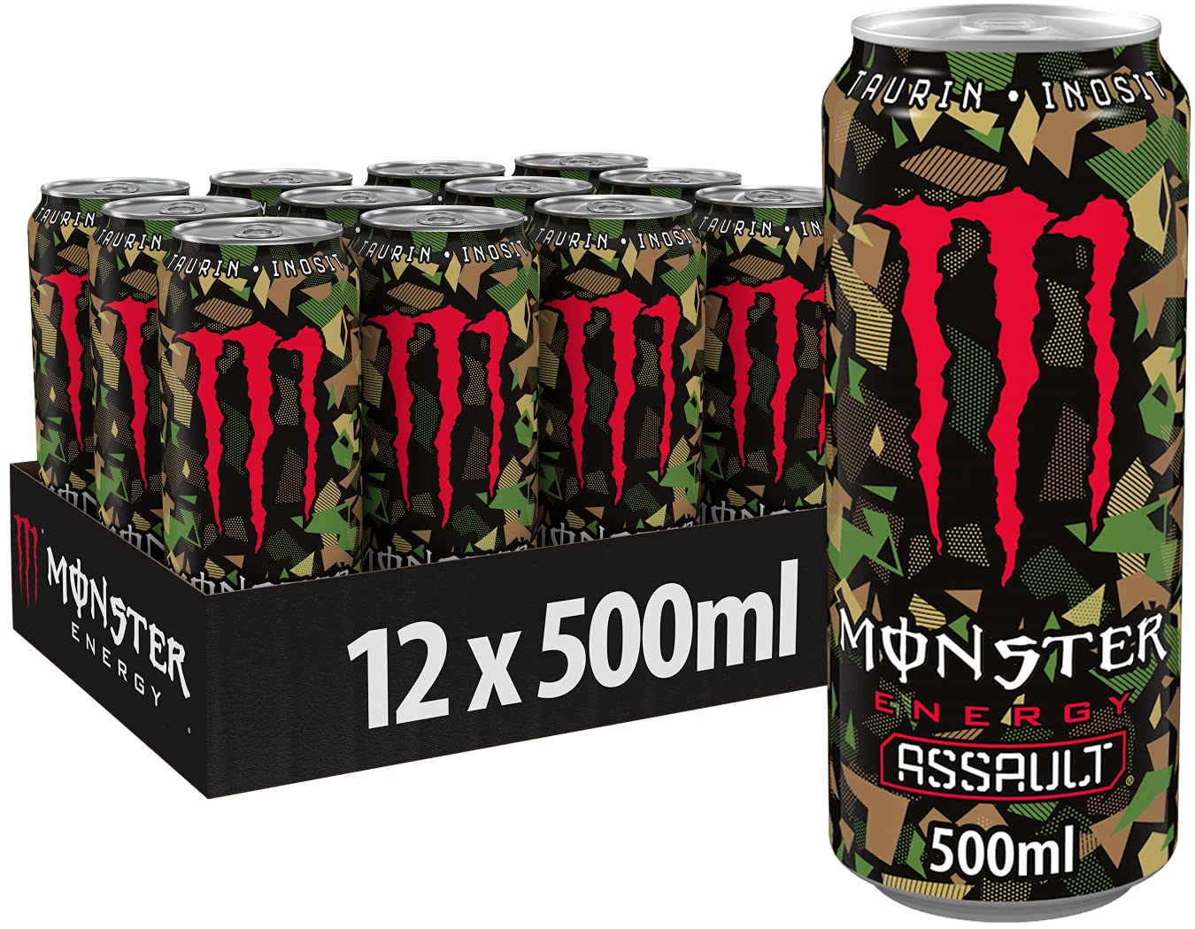 Monster Energy Assault 12er Pack (12 x 500 ml) ab 11,42 € inkl. Prime-Versand zzgl. Pfand