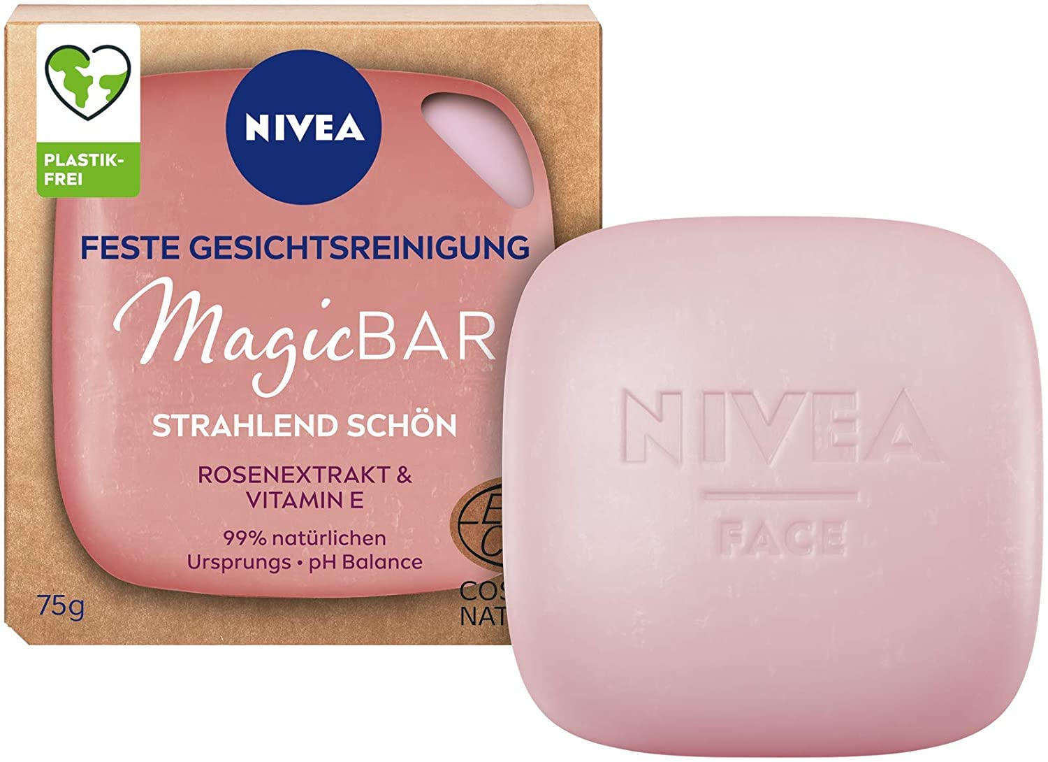 NIVEA MagicBar Feste Gesichtsreinigung Strahlend Schön 75g ab 3,60 € inkl. Prime-Versand