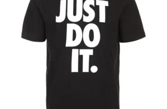 Nike Just Do It Herren T Shirt in Schwarz