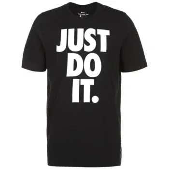 Nike Just Do It Herren T Shirt in Schwarz