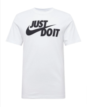 Nike Just Do It Herren T Shirt in Weiß