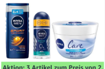 Nivea Aktion Artikel zum Preis von