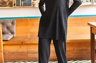 Olalook Relaxed Fit Zweiteiler in Schwarz