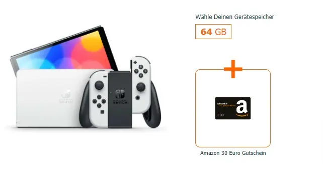 Logitel Black Friday Deal 🖤60 GB LTE otelo Allnet-Flat ( Vodafone/ 50Mbits) + Switch OLED + 50 € Amazon Gutschein + 50 € Wechselguthaben für 19,99 € / Monat