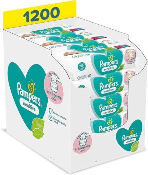 Pampers Sensitive Feuchttücher Packungen