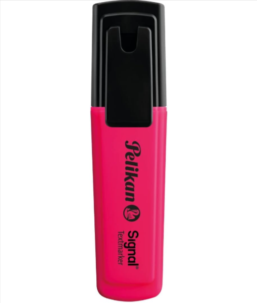 Pelikan 803595 Textmarker Signal Leuchtpink, 10 Stück in Faltschachtel für 2,86 € inkl. Prime-Versand statt 4,99 €