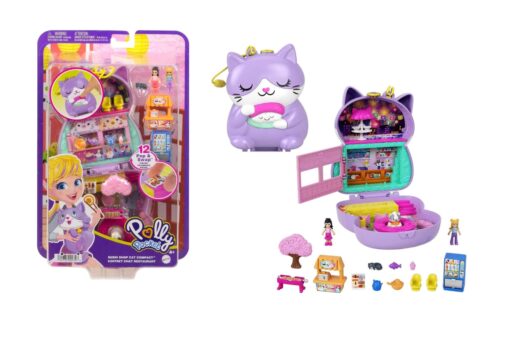 Polly Pocket HCG Zen Cat Katzen Restaurant Spielset