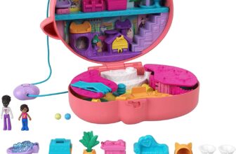 Polly Pocket HGT Tierarztpraxis Schatulle mit Shani als Hauptfigur