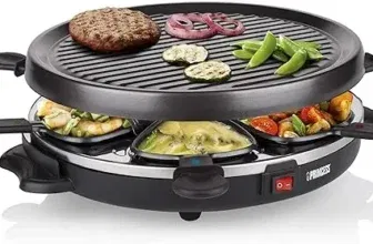 Princess 162725 Raclette und Antihaftbeschichtung Grill-Set