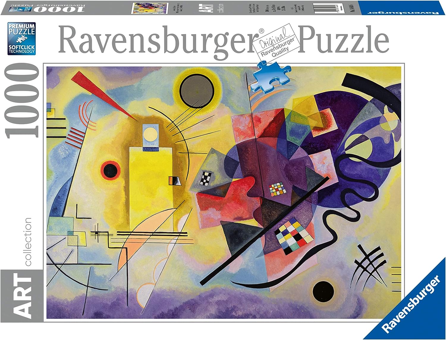 Ravensburger () Art Collection Vassily Kandinsky Gelb Rot Blau (. Teile) Puzzle