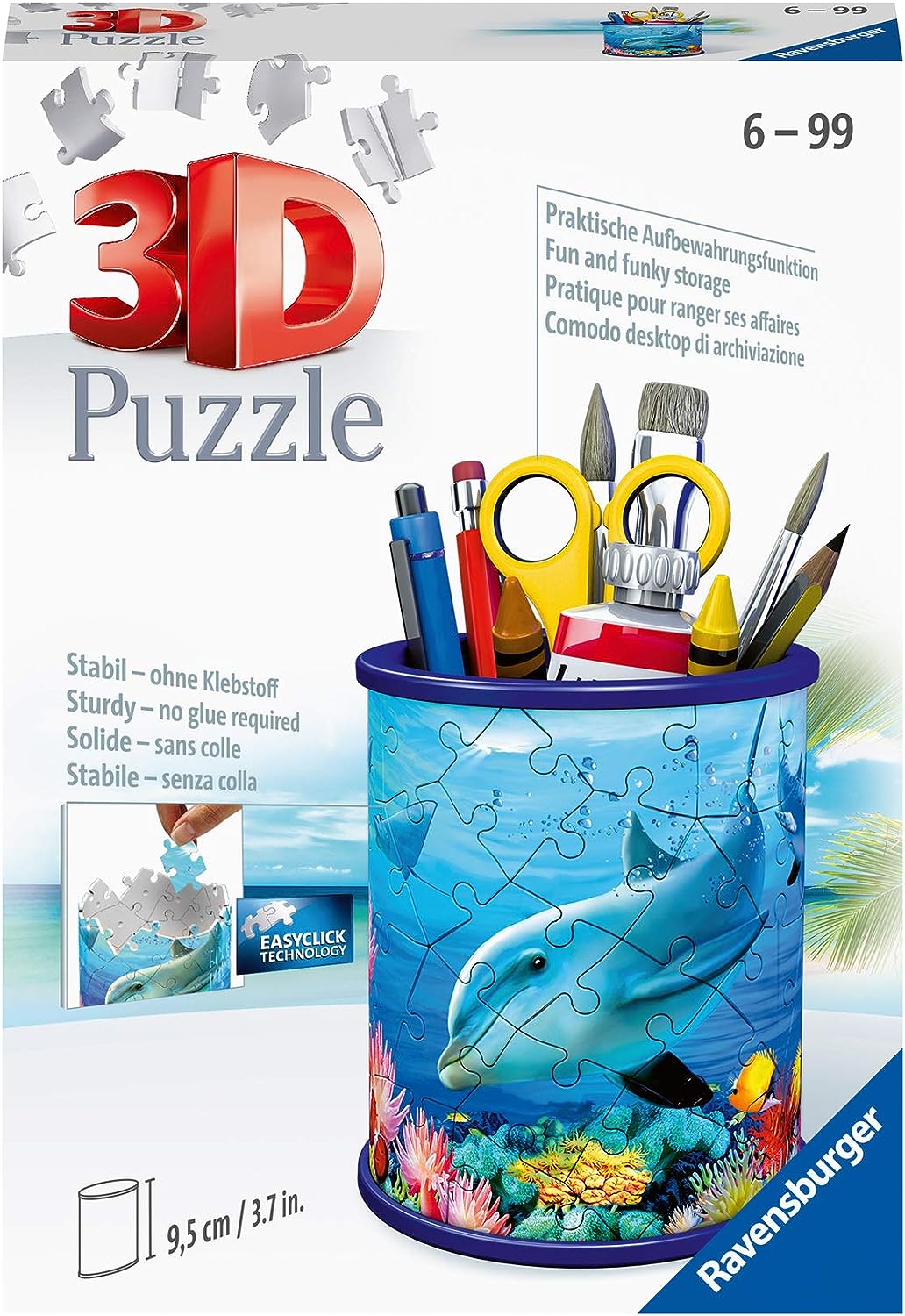 Ravensburger D Puzzle Utensilo Unterwasserwelt Teile Stiftehalter Für Tierliebhaber