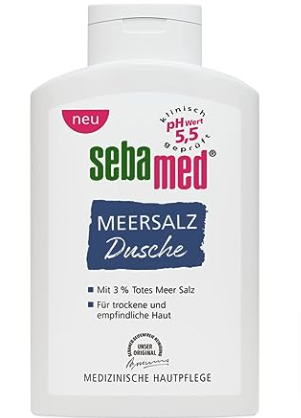 SEBAMED Meersalz Dusche, für empfindliche und trockene Haut, ohne Mikroplastik 400ml ab 3,75 €
