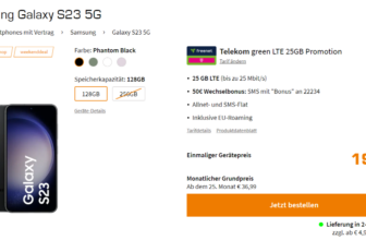 Samsung Galaxy S G + freenet Telekom green LTE GB
