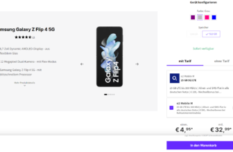 Samsung Galaxy Z Flip G + o Mobile M mit GB G