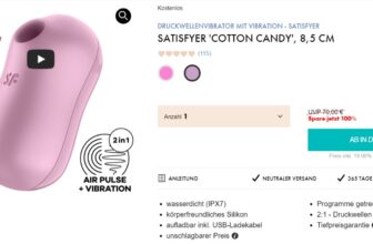 Satisfyer Cotton Candy Druckwellenvibrator mit Vibration