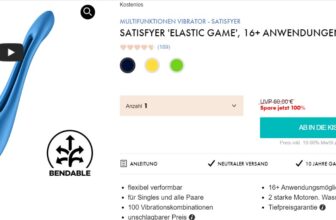 Satisfyer Elastic Game Multifunktonen Vibrator