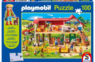 Schmidt Playmobil On The Farm Children s Jigsaw Puzzle and Figure Set Piece Amazon de Spielzeug