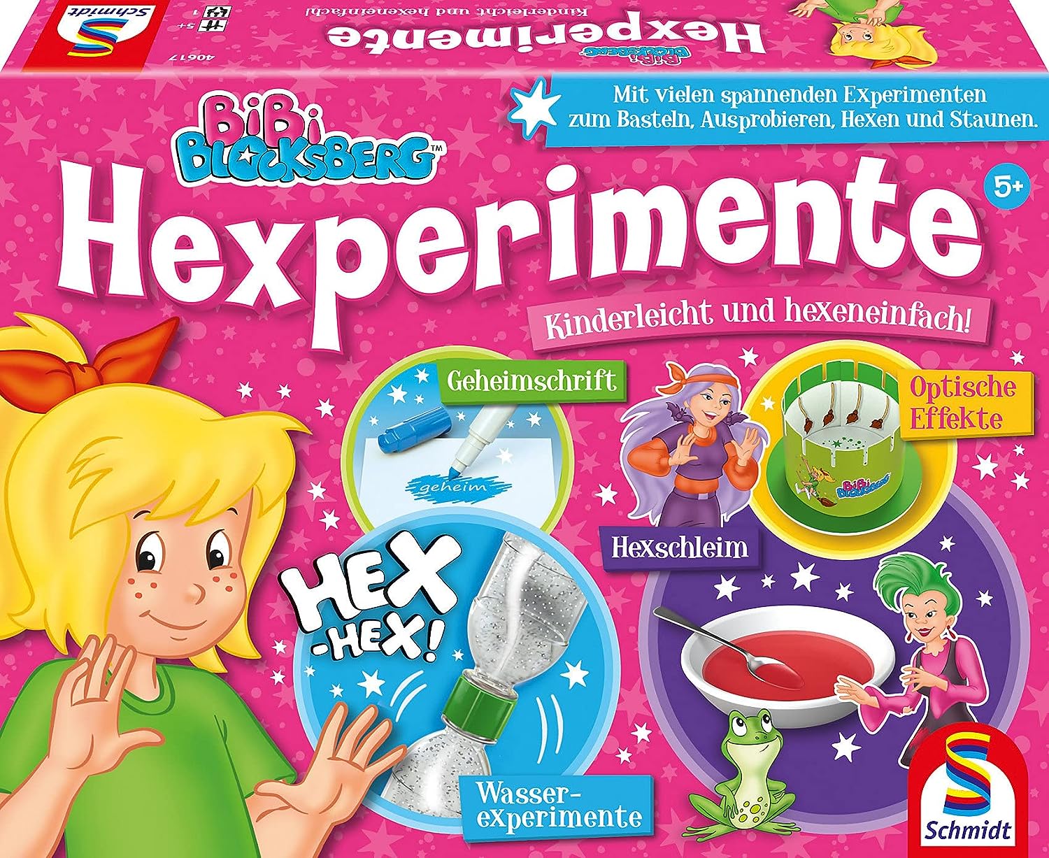 Schmidt Spiele 40617 Bibi & Tina Bibi Blocksberg Hexperimente Zauberkasten für 12,50 € inkl. Prime-Versand