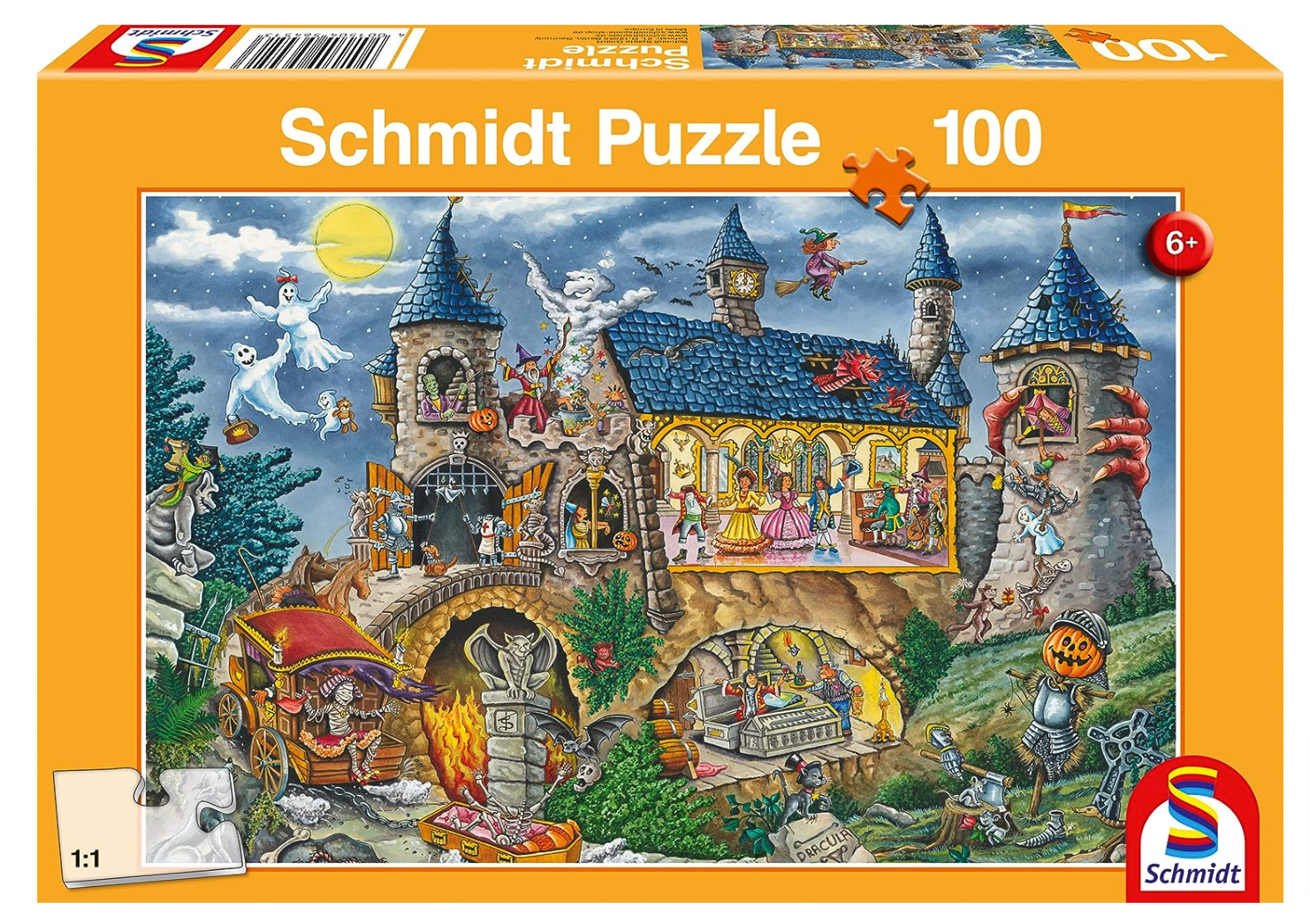 Schmidt Spiele Geisterschloss Teile Kinderpuzzle Amazon De Spielzeug