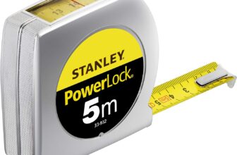 Stanley Powerlock Bandmaß m mit Sichtfenster