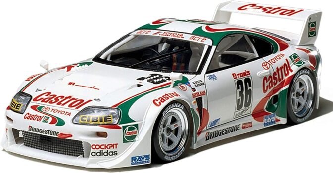 TAMIYA Toyota Castrol Tom´s Supra GT Automodell Bausatz