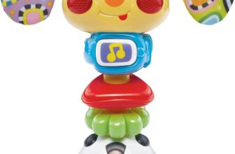 VTech Baby Wauwau Rassel Babyrassel im Hündchen Design mit lustigen Sätzen, Musik und Lichteffekten