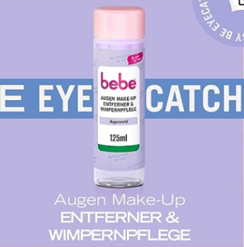 bebe Augen Make Up Entferner Wimpernpflege ml entfernt sanft wasserfeste Mascara Augen Make Up und pflegt die Wimpern augenmild Amazon de Kosmetik