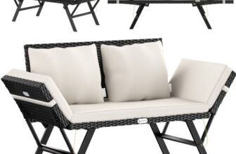 casaria Polyrattan Gartenbank