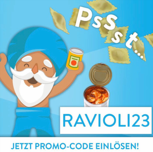 0,50€ Cashback auf Dosen RAVIOLI [Marktguru]
