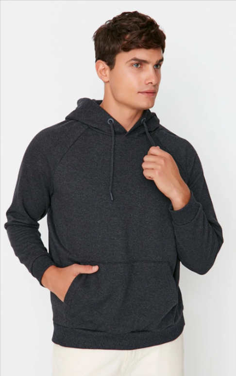 Trendyol Collection Hoodie in grau für 5,39 € inkl. Versand statt 13,00 € [Gr. S bis XL]