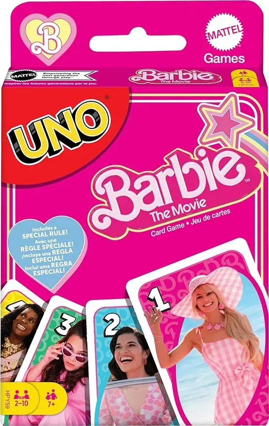 Barbie The Movie Uno Kartenspiel