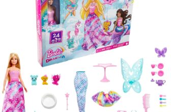 Barbie Dreamtopia Adventskalender Barbie Puppe und Geschenke einschließlich märchenhafte Moden