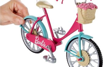 Barbie Fahrrad mit Blumenkorb